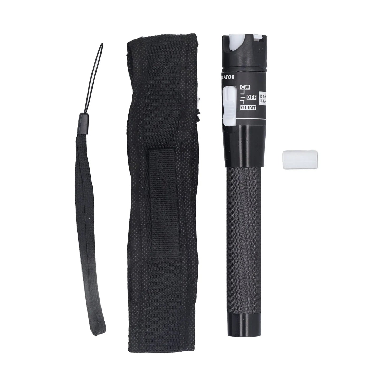 Optic Test Pen Non Slip Handle Stable and 80km Visual Fault Locator Non Contact Type 80MW for Cable Maintenance Peaceful Pleasures Health and Wellness Default Title