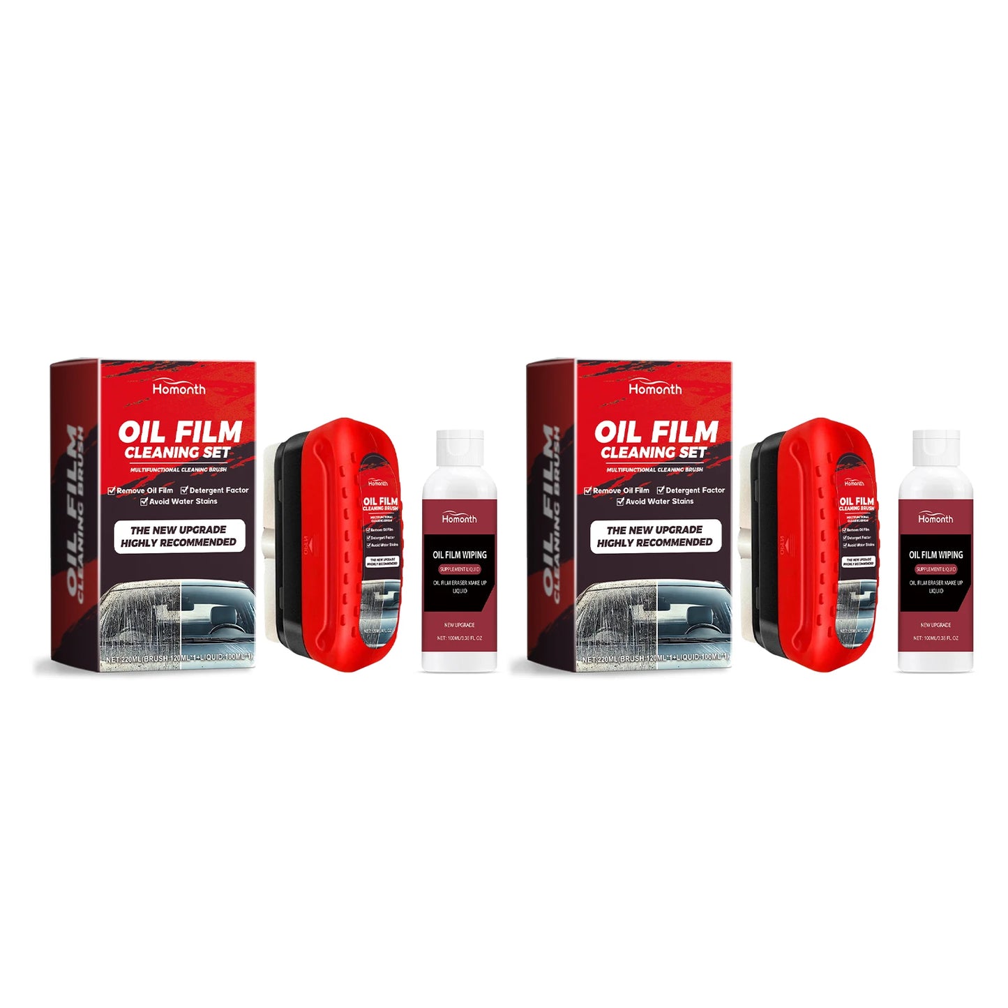 Homonth Car Windshield Oil Film Remover & Glass Coating Kit