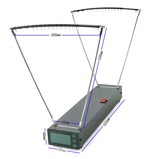 Velocimetry Speed Measuring Instrument 0-2000MPS Bow Velocity Measurement Tool Aluminum Alloy Professional Canopy-type Peaceful Pleasures Health and Wellness Default Title