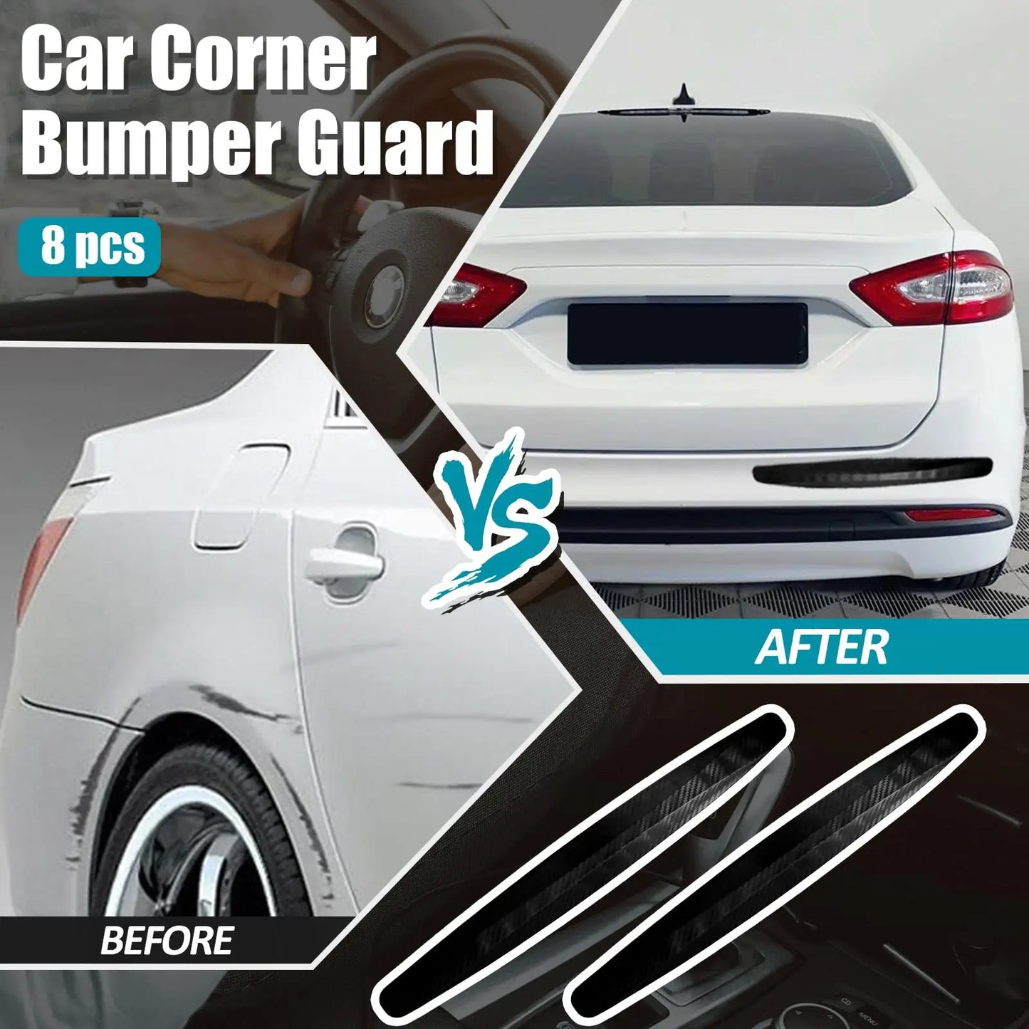 Rubber Bumper Guard Strip – Anti-Scratch Protector for Cars & SUVs