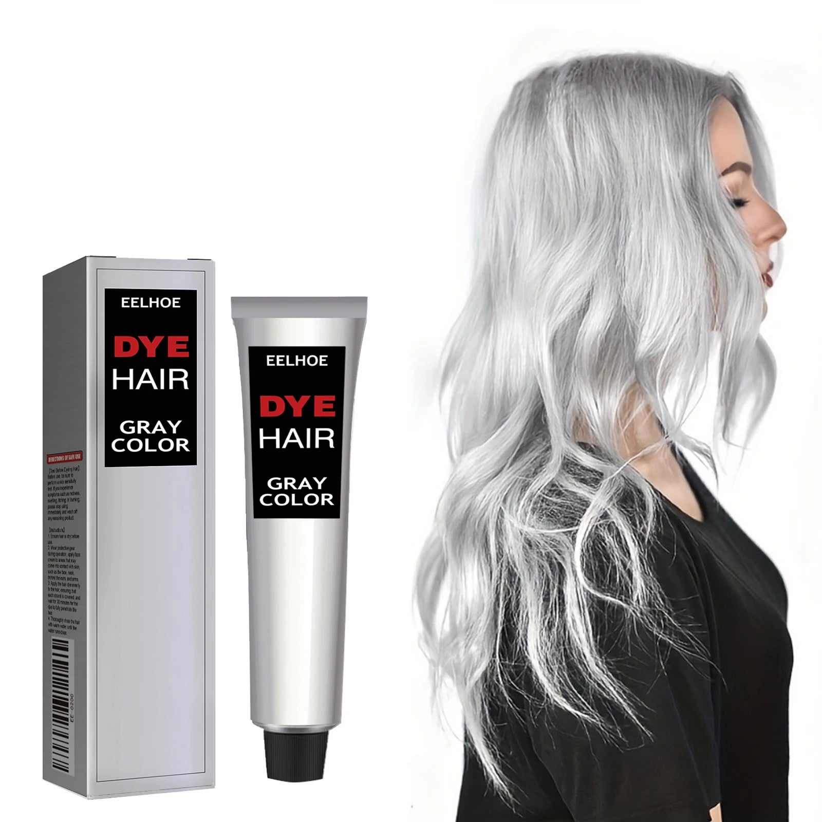 Eelhoe Grandma Grey Hair Dye Cream | Nourishing, Long-Lasting Grey Hair Dye Cream Peaceful Pleasures Health and Wellness