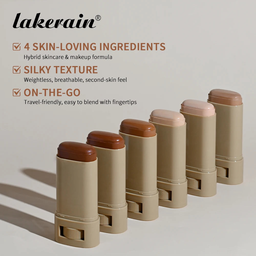 Eraser Foundation Stick Stick Serum Boosted Skin Tint Foundation Stick Smooth Plumper Hight Coverage Travel Flawless Foundation Peaceful Pleasures Health and Wellness