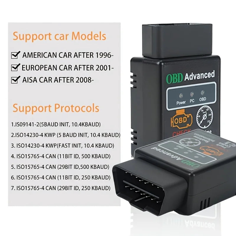 Car Code Scanner, Compact Scanner, Portable Device, Durable, Precision Tool, Diagnostic Equipment, Vehicle Owner, Automotive Technician Peaceful Pleasures Health and Wellness