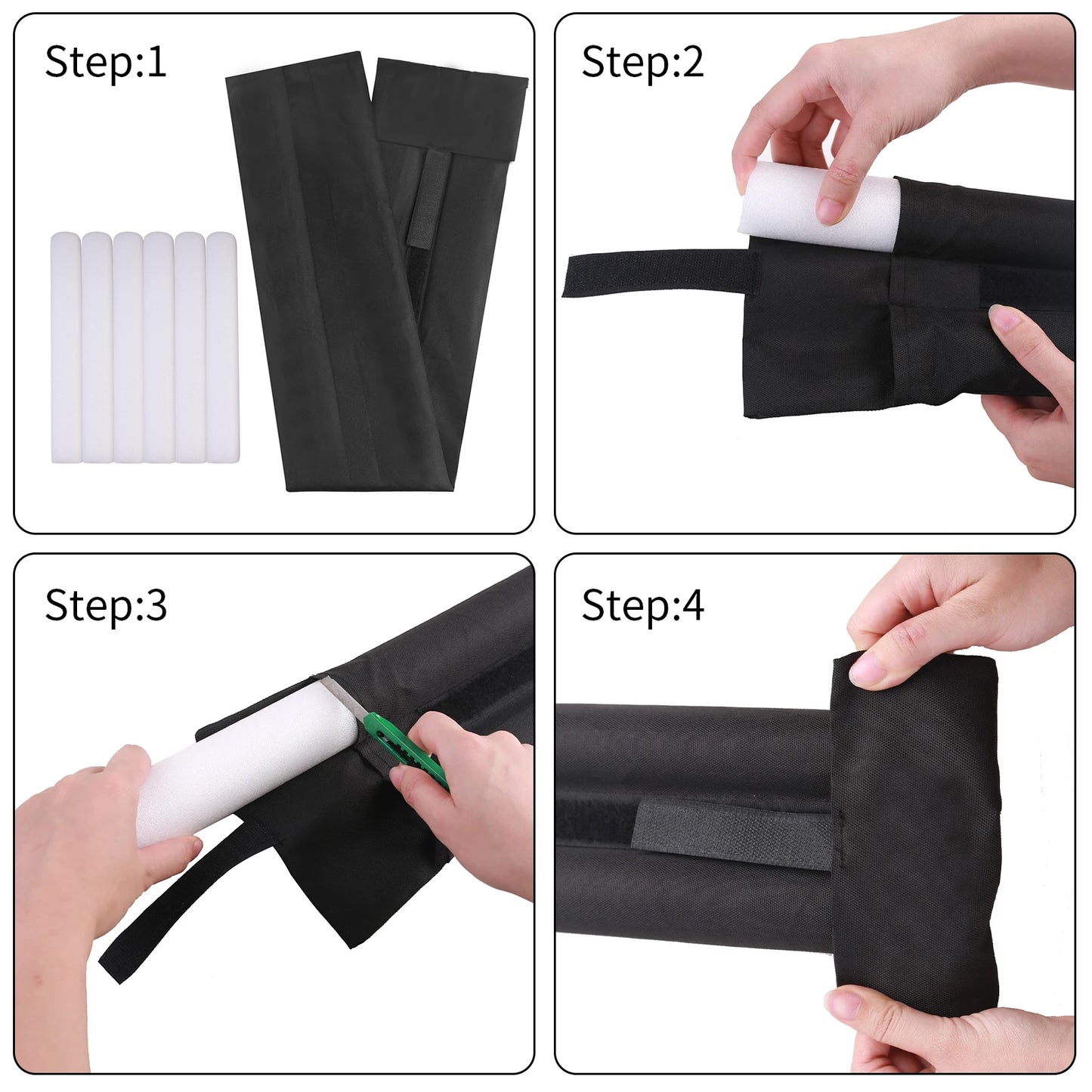 Windproof Seal Strip Draught Excluder Stopper Door Bottom Guard Double Protector Doorstop Dustproof Blocker Sealer Soundproof Peaceful Pleasures Health and Wellness