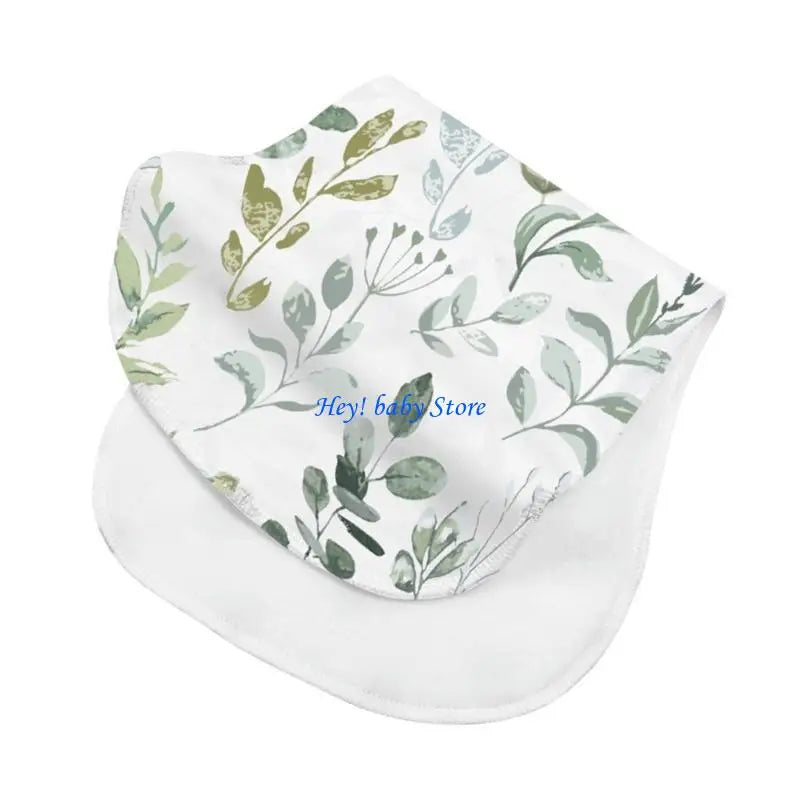Soft Absorbent Baby Burp Cloths – Newborn Feeding & Teething Bibs