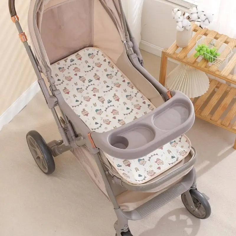 Waterproof Baby Stroller Changing Pad – Soft Cotton, 40x80cm