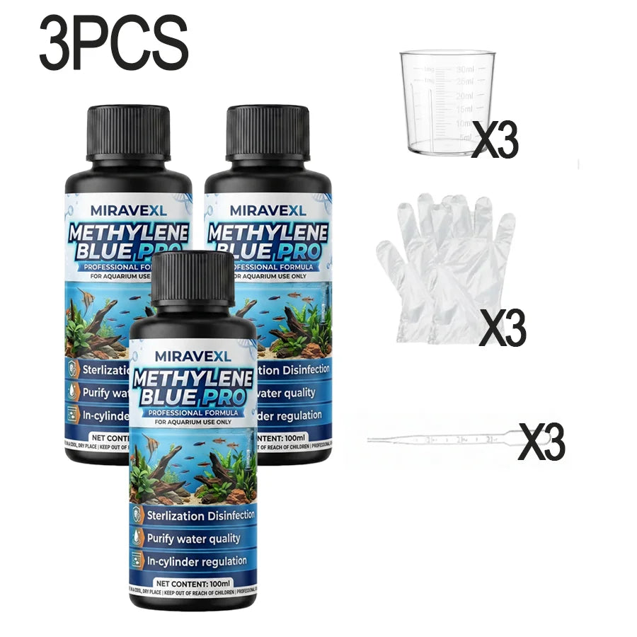 Methylene Blue Aquarium Treatment 100ml | Fish Tank Conditioner