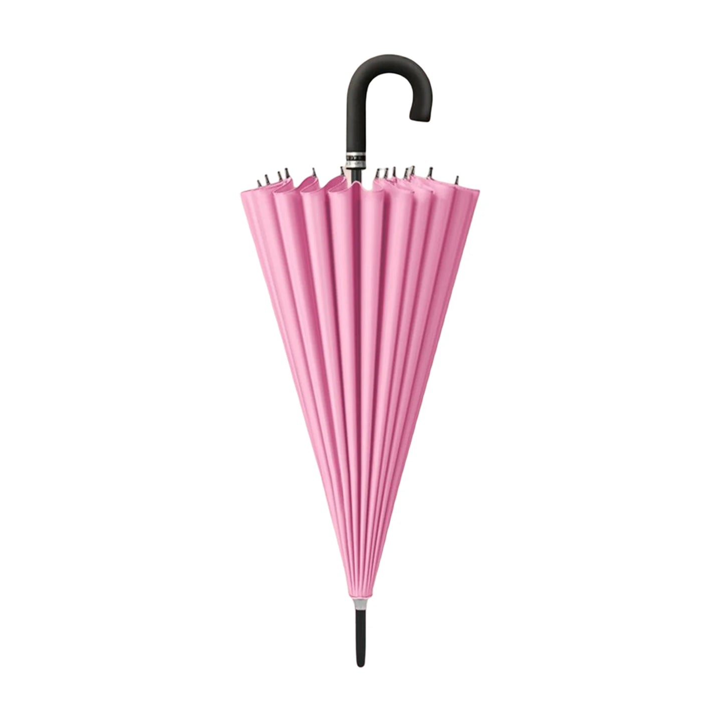 Blooming In Water Umbrellas Fresh-Style 24 Bone J Handle Large Umbrella Golfs UV Protection Rain-Umbrellas For All Season Peaceful Pleasures Health and Wellness Light pink