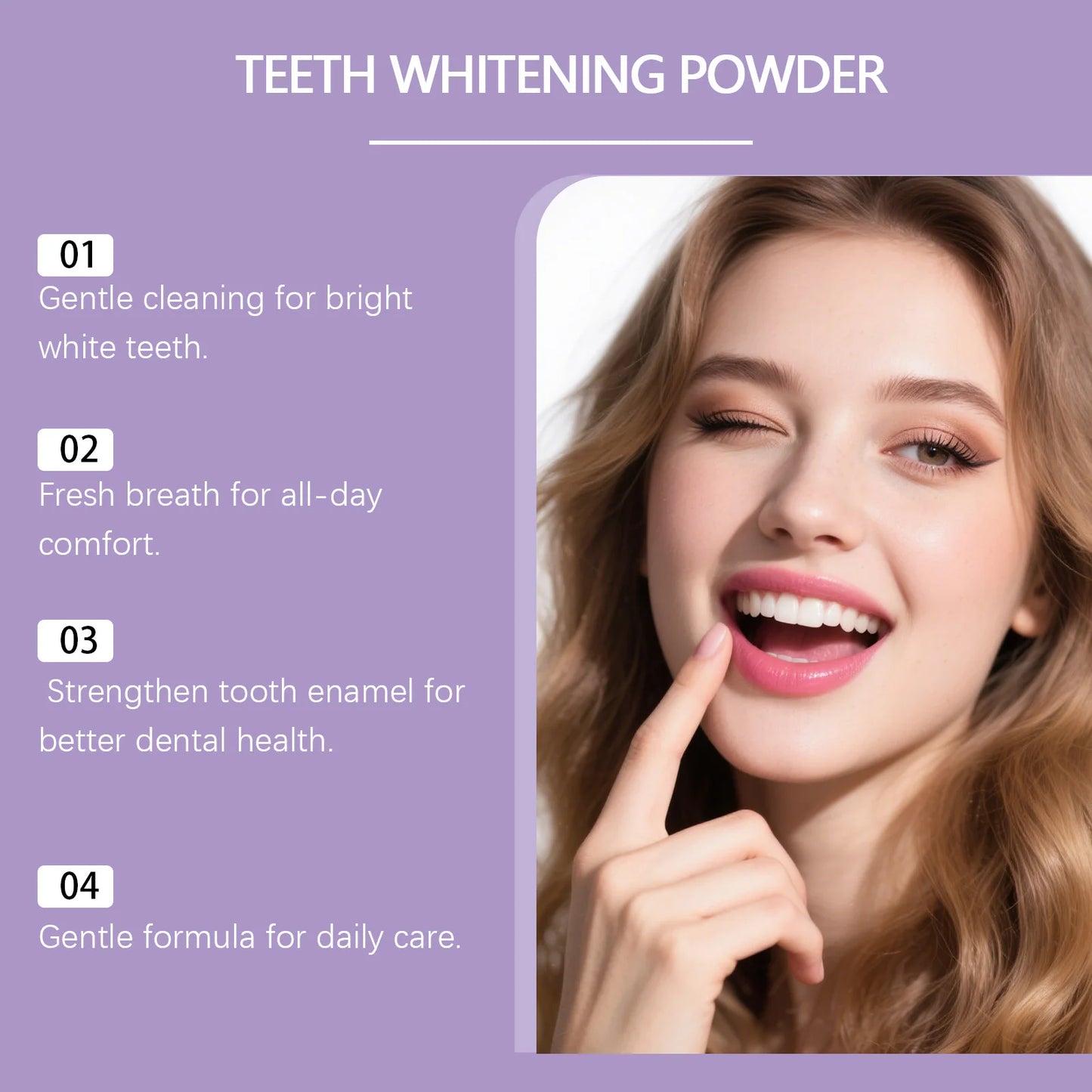 Oralhoe Purple Tooth Powder | Whitening, Stain & Odor Removal