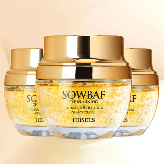 24K Gold Snail Collagen Face Cream | Brightening Anti-Aging 50ml Gold Collagen Face Cream Peaceful Pleasures Health and Wellness