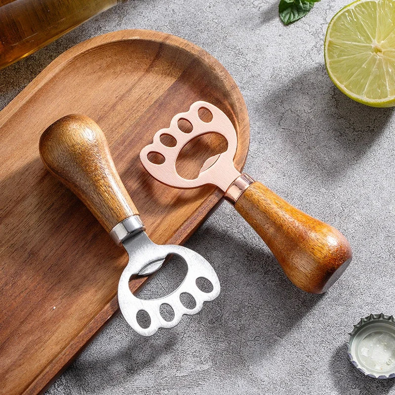 Cat Claw Stainless Steel Bottle Opener with Hanging Rope Novelty Bottle Opener Peaceful Pleasures Health and Wellness