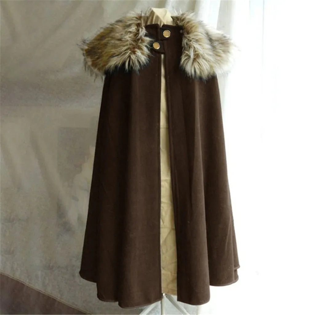 Medieval Cloak Cape | LARP Viking Knight Gothic Cosplay Costume