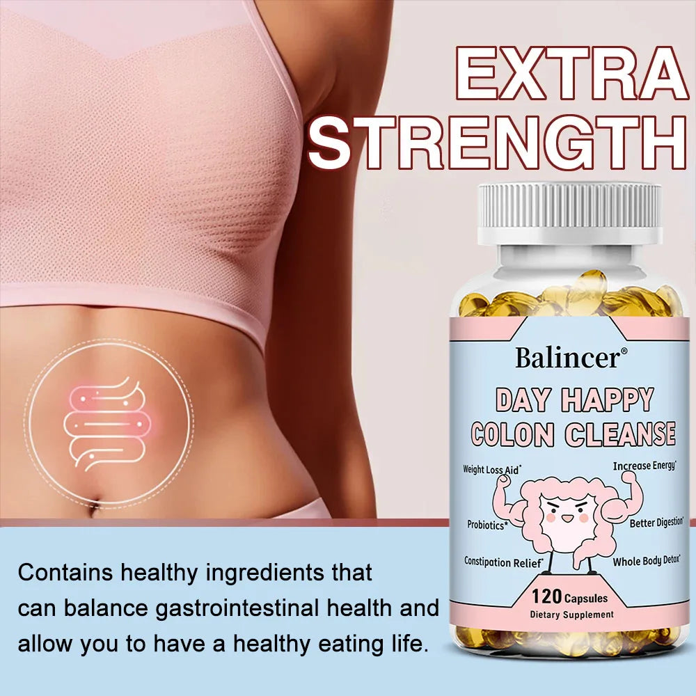 Colon Cleanser Detox Capsules - Gentle Bowel Cleansing, Constipation & Bloating Relief, Digestive Health & Energy Boost Peaceful Pleasures Health and Wellness