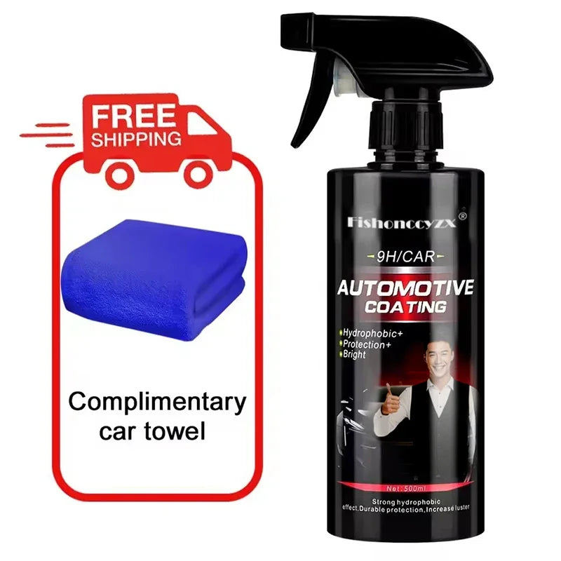 Ceramics for Cars Coating 500ML 9H Nano Liquid Glass Plated Crystal Hydrophobic Waterproof Polishing Paint Hardness Car Polish Peaceful Pleasures Health and Wellness 500ml