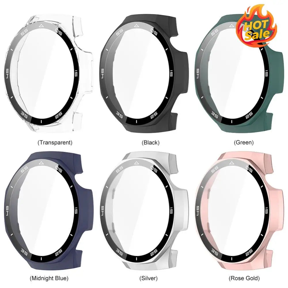Hard PC + Tempered Glass Case for Huawei Watch GT5 Pro 46mm