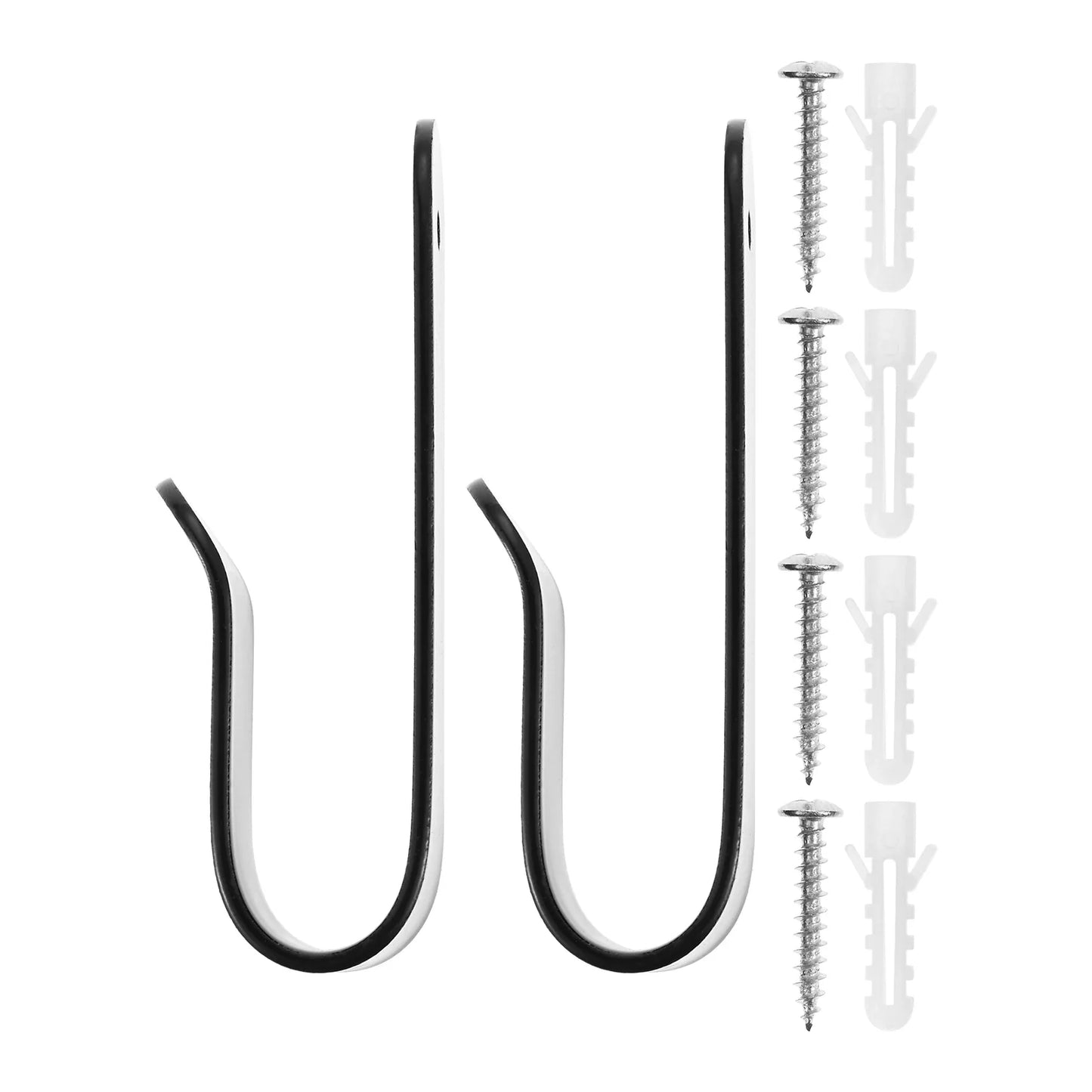 Snowboard Wall Mount Clips – Carbon Steel Set of 2 | Angled