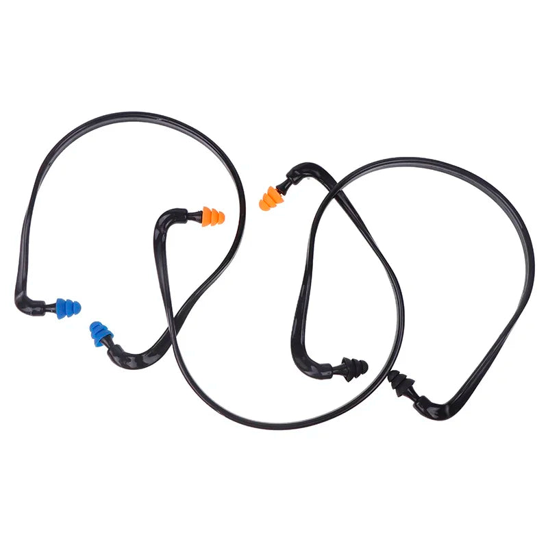 1PC Soft Silicone Head-mounted Earplugs Noise Reduction Ear Plugs for Sleeping & Working Anti-Noise Earmuff Hearing Protector Peaceful Pleasures Health and Wellness