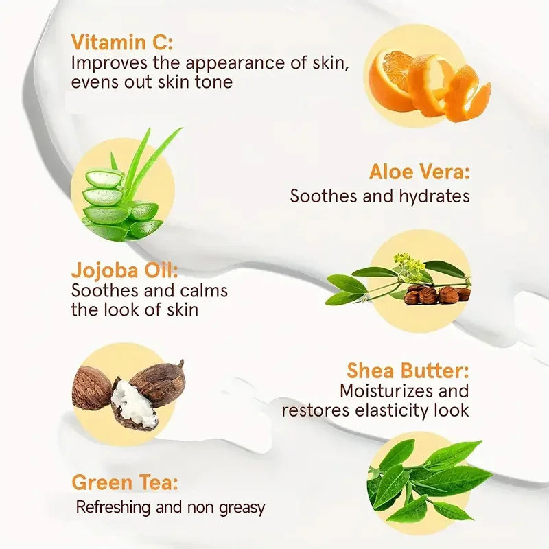 Vitamin C Facial Essence Contains Hyaluronic Acid Dark Spot Remover Moisturizing Repair Anti-aging Essence Facial Skin Care 30ml Peaceful Pleasures Health and Wellness