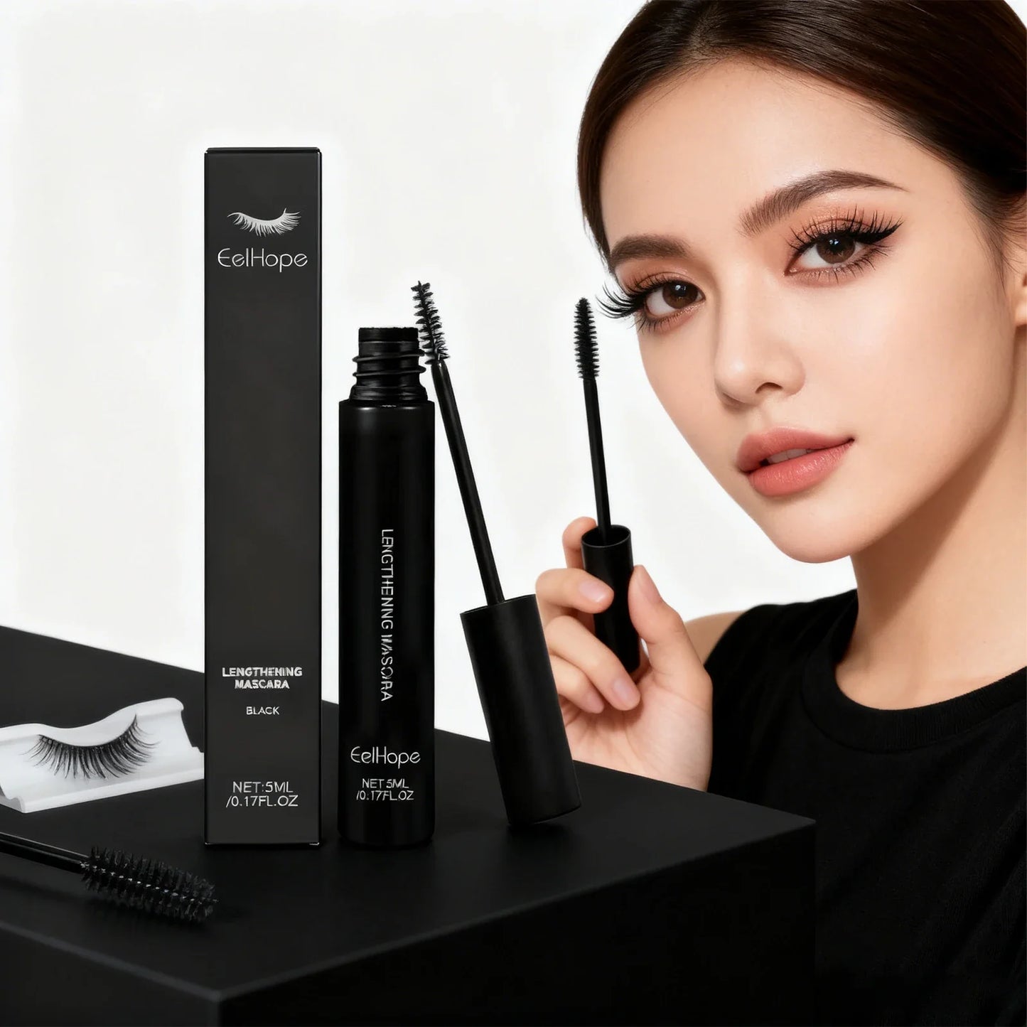 Eelhope Waterproof Lengthening Volumizing Mascara – Long-Lasting
