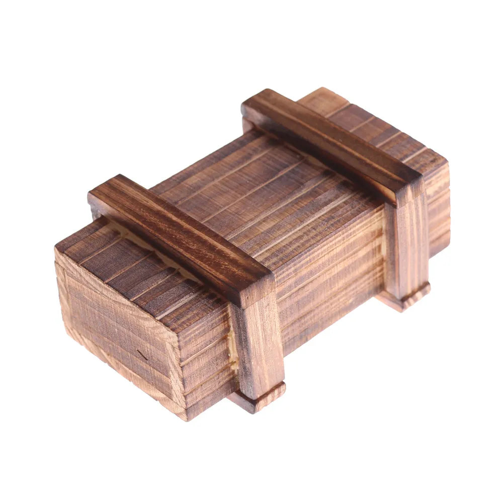 Magic Wooden Puzzle Box with Secret Drawer | Brain Teaser Gift