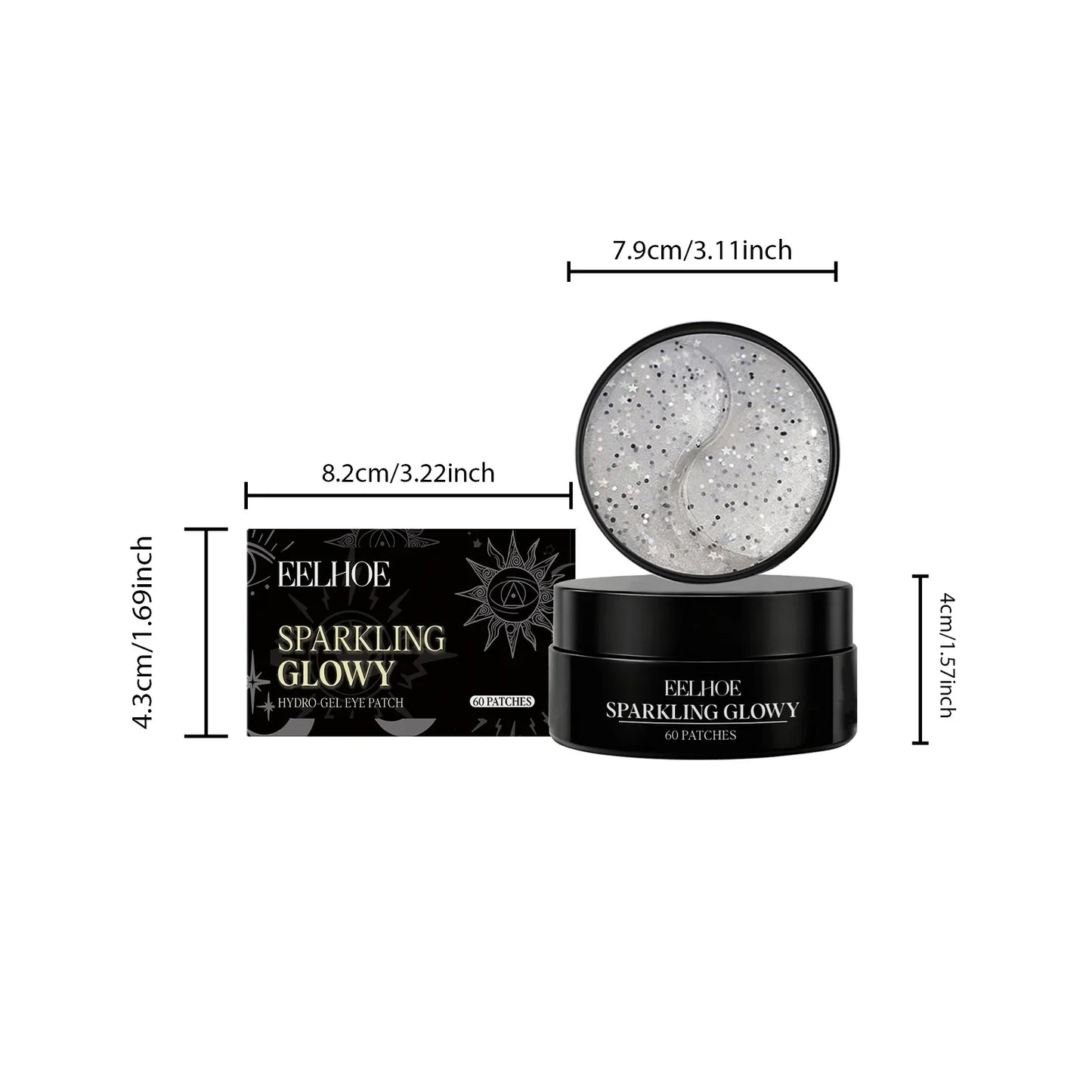 EELHOE Collagen Hydrogel Eye Patches 60 Pairs – Dark Circles
