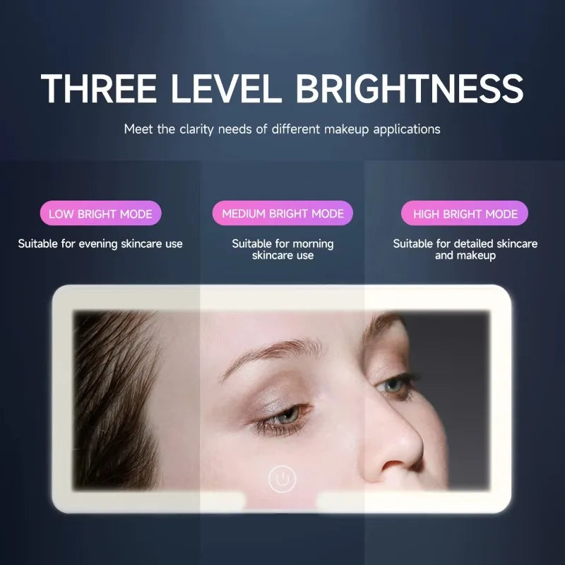 Car Sun Visor LED Vanity Mirror – Rechargeable HD Makeup Mirror LED Vanity Mirror Peaceful Pleasures Health and Wellness
