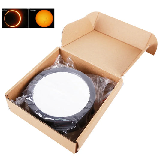 60-90mm Astronomical Telescope Solar Filter Sun Film Astrosolar Safety Sunspot Corona Eclipse Observe Astrophotography Photo Peaceful Pleasures Health and Wellness Default Title