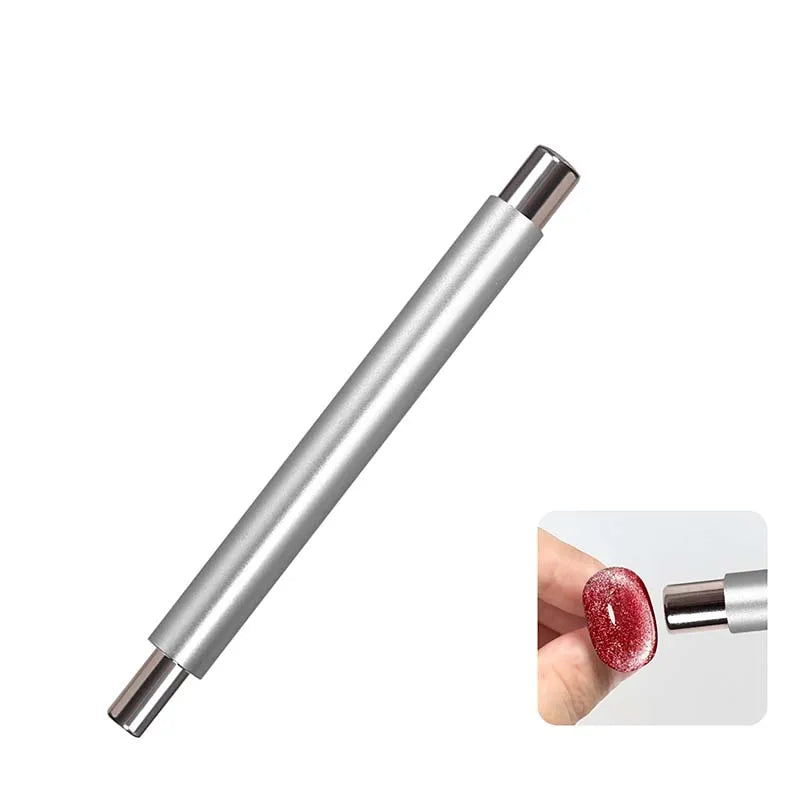 Double-Head Cat Eye Nail Magnet Pen | Gel Polish Nail Art Tool
