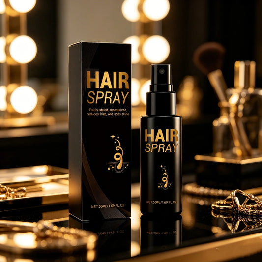 Edge Control Hair Spray – Frizz Smoothing Texturizer, 50ml Hair Styling Spray Peaceful Pleasures Health and Wellness 50ml Boxed