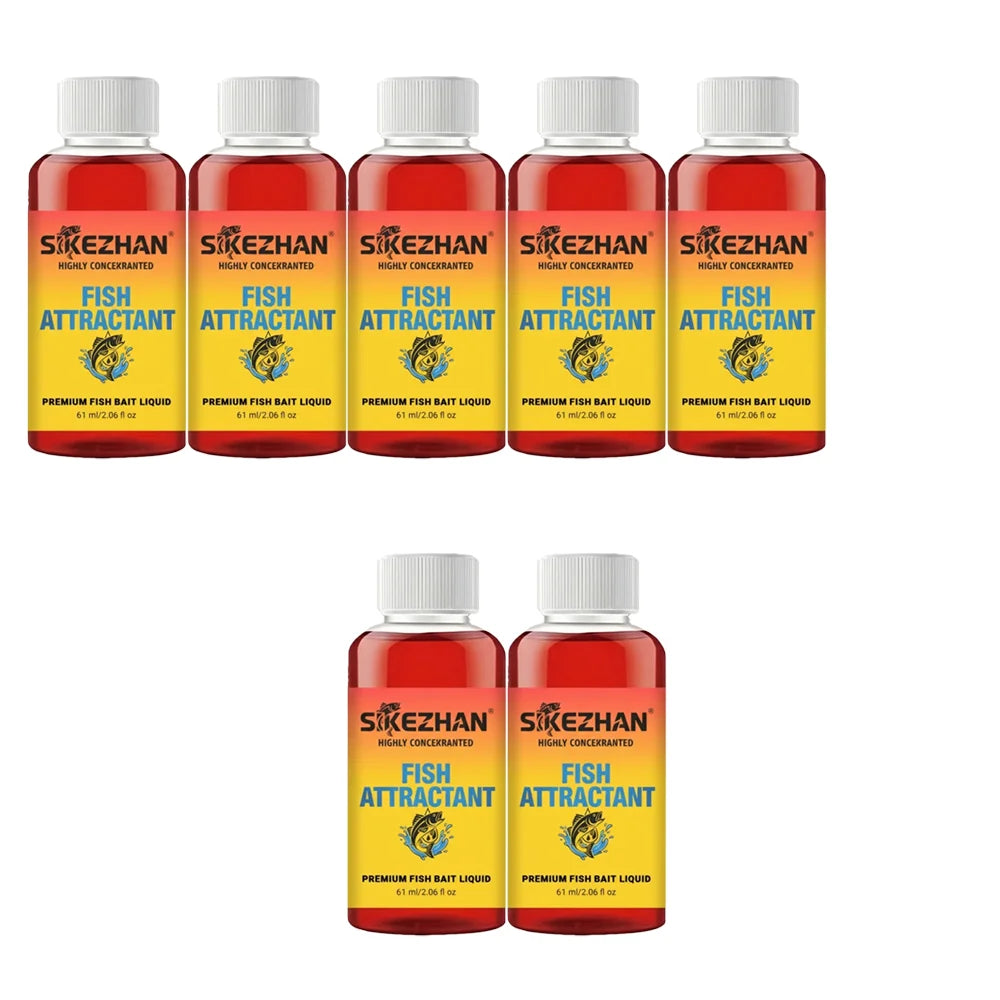 Red Worm Liquid Fish Attractant – Concentrated Bait Scent 5 Pack