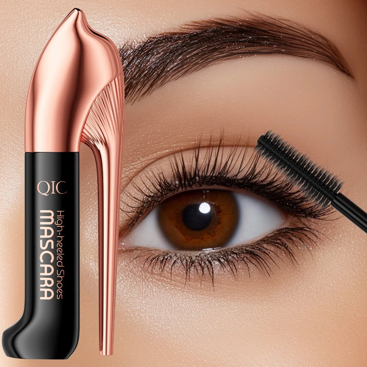 QIC 3D Fiber Mascara – Volumizing, Lengthening & Waterproof