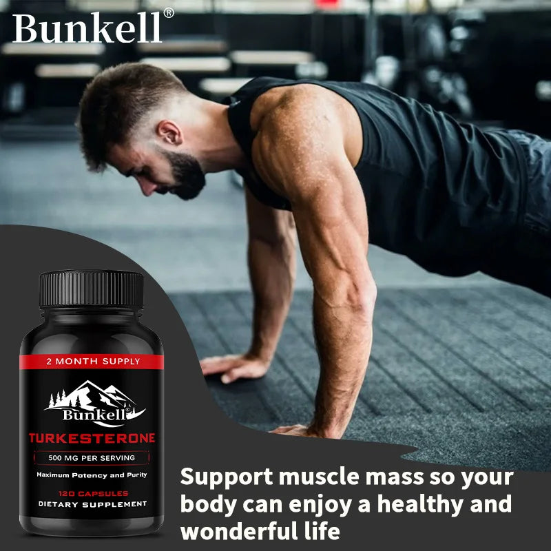 Turkesterone 500mg Capsules – Muscle Growth & Recovery Support