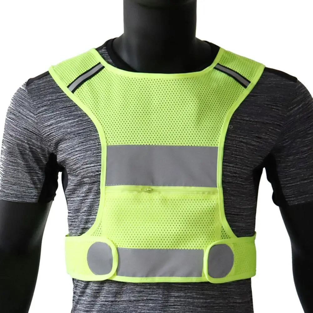 High Visibility Reflective Safety Vest – Lightweight & Adjustable