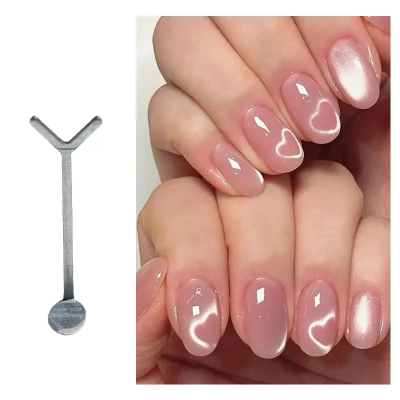 Y-Shape Cat Eye Magnet Wire | 3D Heart Nail Art Tool