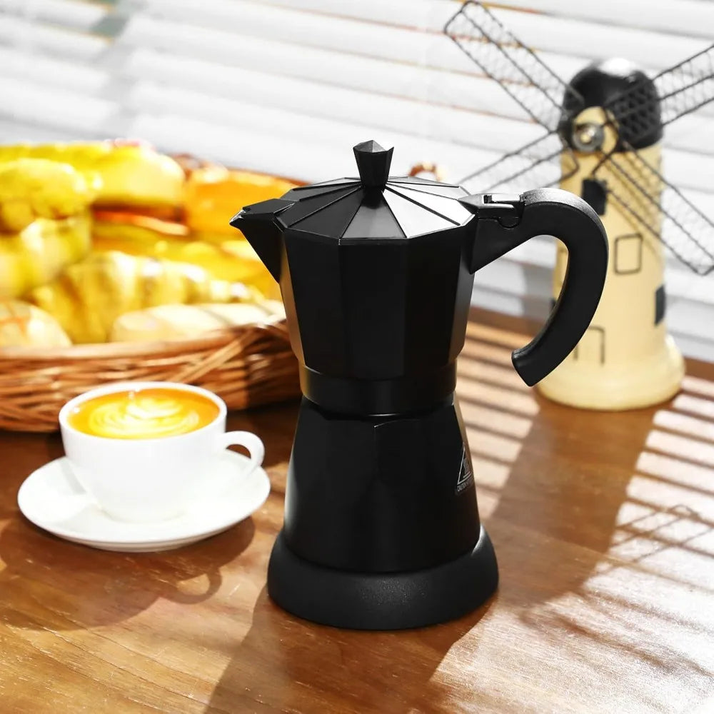 Italian All-Aluminum Electric Moka Espresso Pot 220V EU Plug