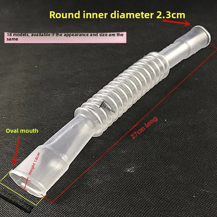 Fireproof Aluminum Exhaust Extension Tube 60–150mm Universal