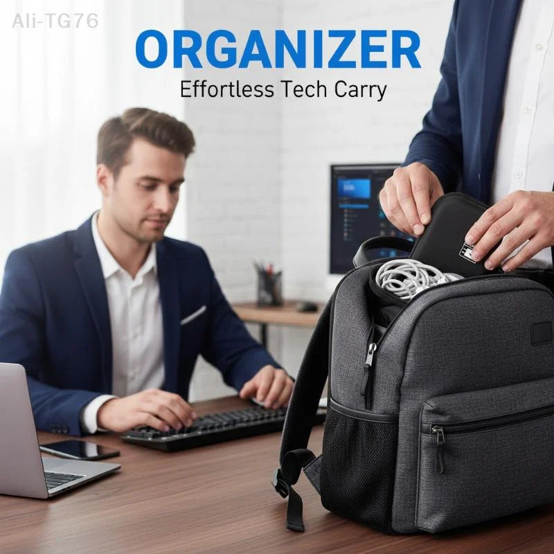 Travel Digital Accessories Organizer Bag | Cables & Chargers