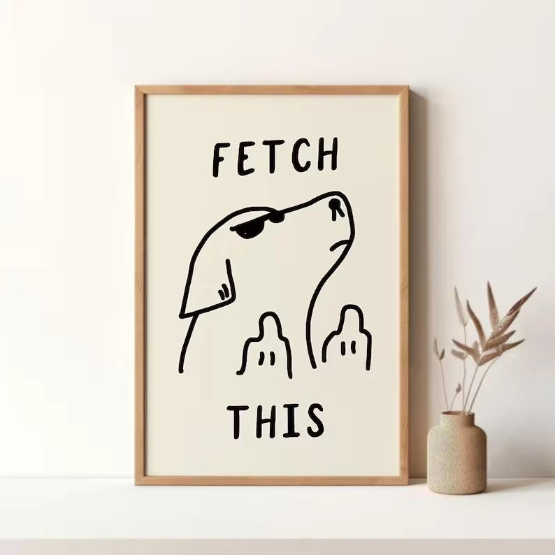 Retro Canvas Wall Art Print | Living Room & Bedroom Decor