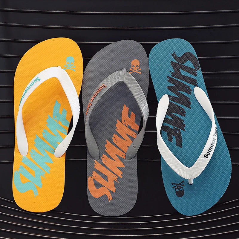 Men's Anti-Slip Flip Flops – Lightweight Summer Beach Sandals