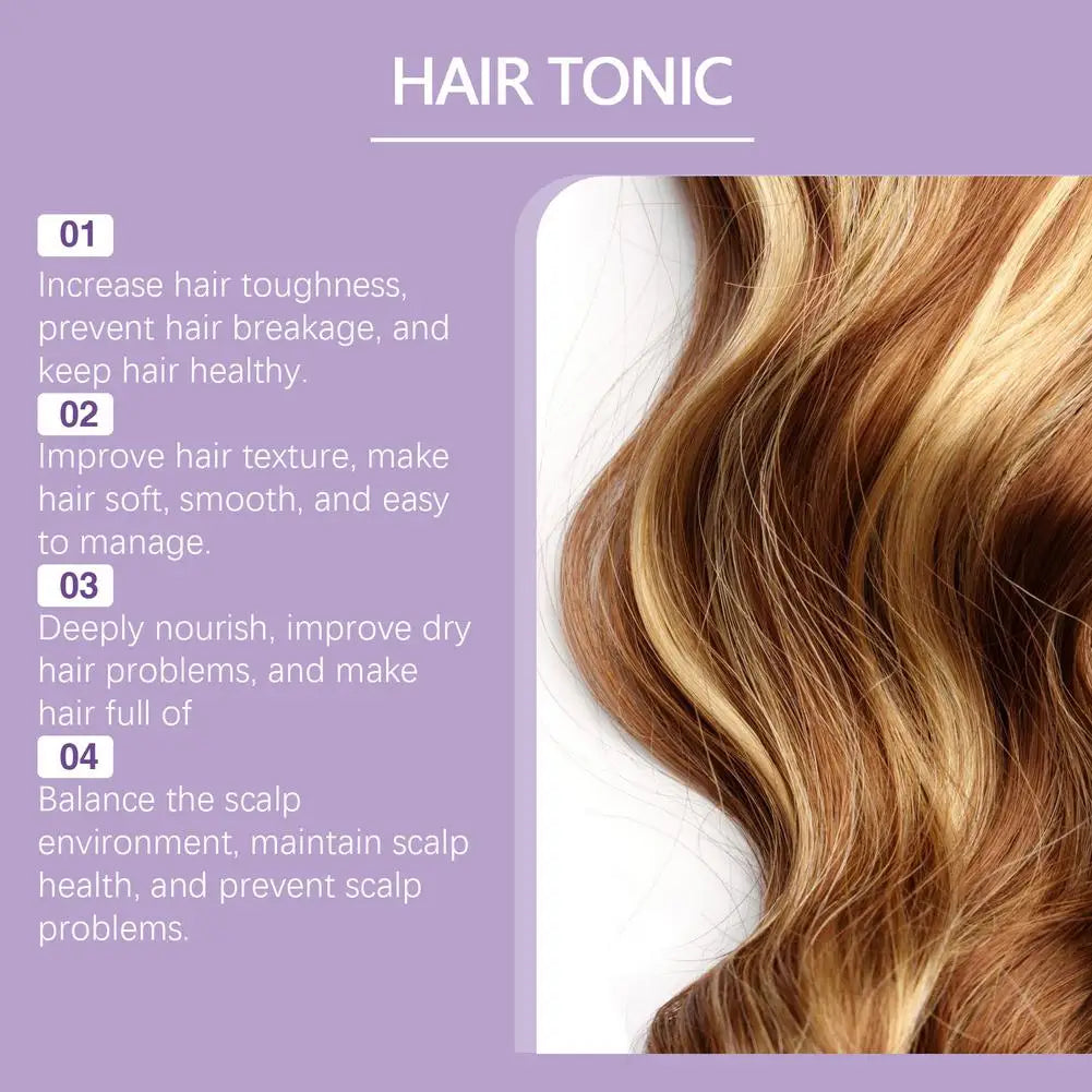 Daily Hair & Scalp Nourishing Serum – 30ml Plant Essential Oil Formula for Stronger, Thicker-Looking Hair, All Hair Types Peaceful Pleasures Health and Wellness
