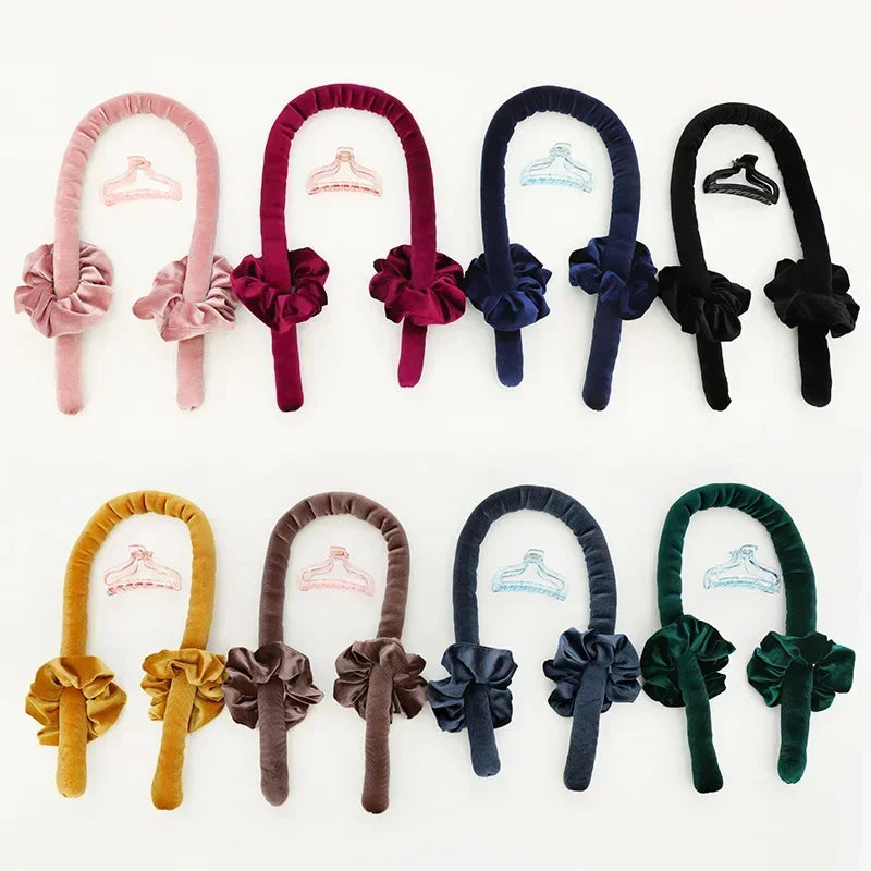 Silk Curls Hair Styling Tools, Soft Lazy Foam Rod, Heatless Curling Rod Headband, Hair Rollers, Sleeping Peaceful Pleasures Health and Wellness