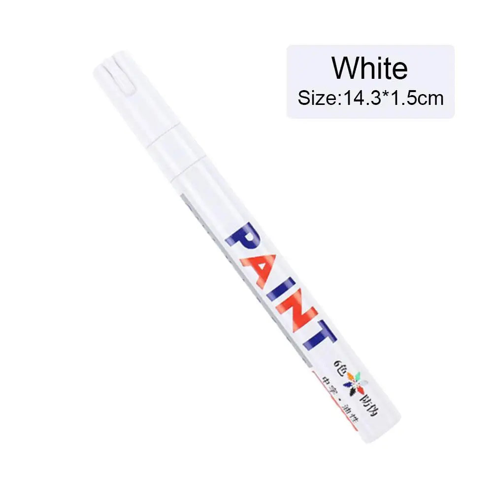 White Tire Paint Marker Pens – Waterproof & Quick Dry
