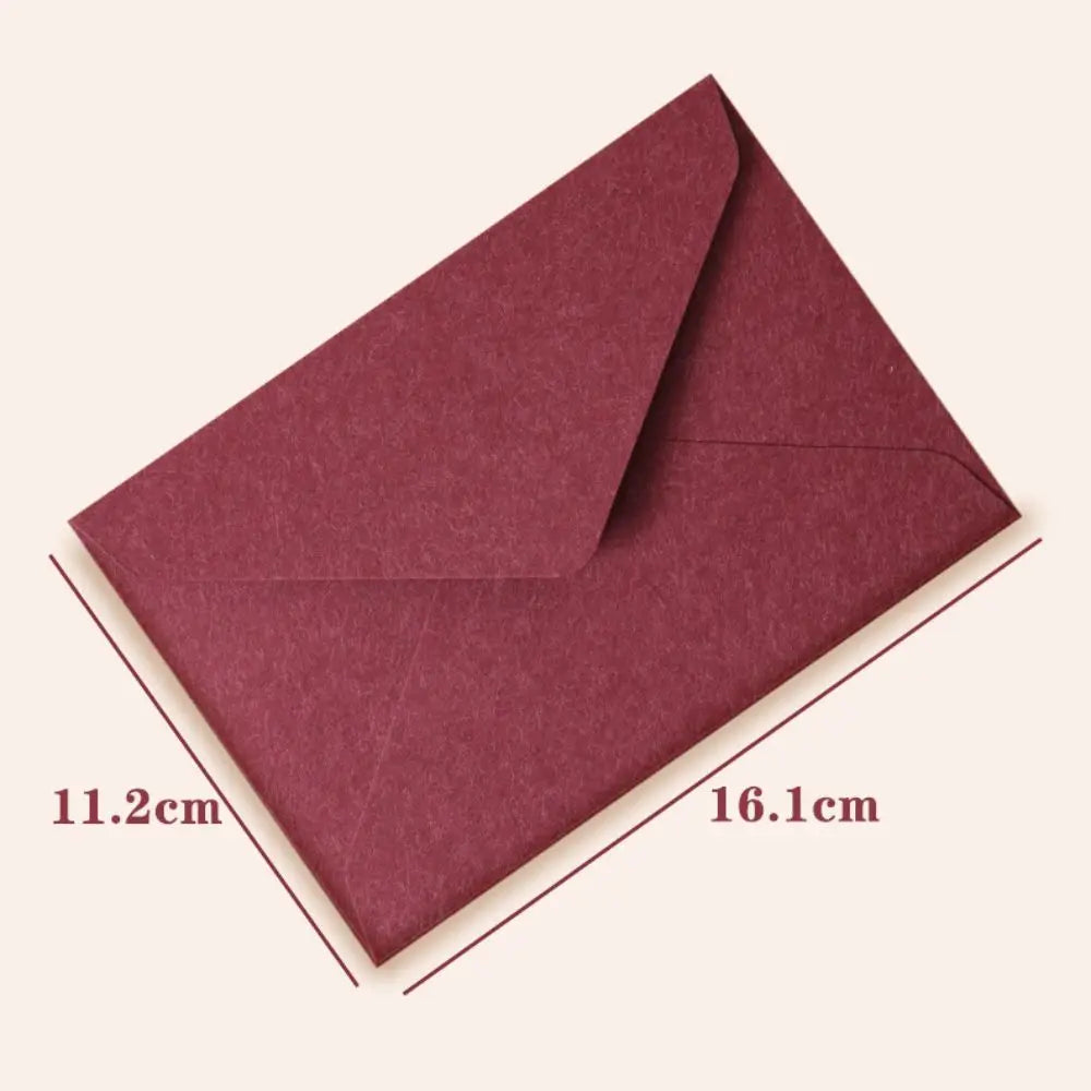 10pcs Vintage Envelopes Set Sheepskin Envelope Bronzed Seal Blessing Thank Envelope Invitation Card Nostalgia Art Peaceful Pleasures Health and Wellness