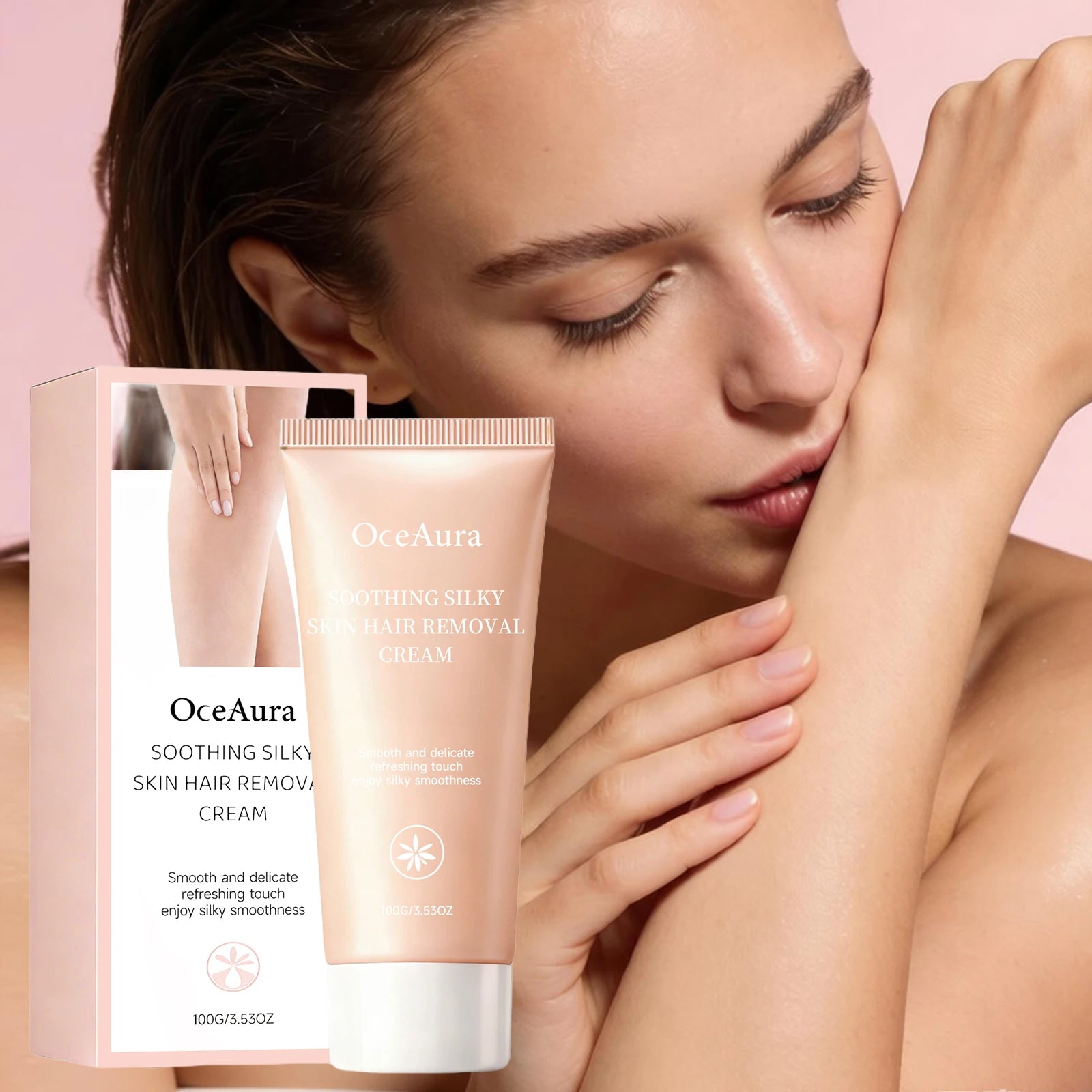Soothing Silky Skin Hair Removal Cream Reduce Redness Smoothing Nourish Arm Armpit Leg Hair Softening Painless Depilatory Cream Peaceful Pleasures Health and Wellness
