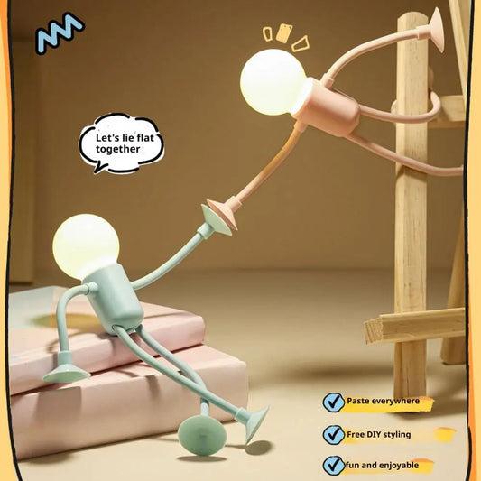 Sportsman Night Light – Poseable Novelty Desk Lamp with Suction Cup Novelty Night Light Peaceful Pleasures Health and Wellness