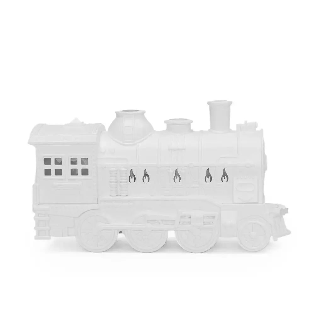 NEW Mini Train Shape Essential Oil Diffuser with Light Cool Mist Air Humidifier Aromatherapy Diffuser for Home Office Bedroom Peaceful Pleasures Health and Wellness 02