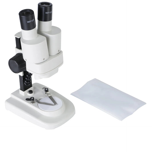 Binocular Straight Tube with Led Light Source, Biological Microscope, Children's Science Experimental Microscope Peaceful Pleasures Health and Wellness 20x