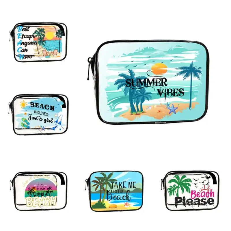 Clear PVC Travel Toiletry & Makeup Bag – Waterproof Organizer