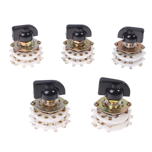 Rotary Switch Selector with Cap | 2 Pole & 4 Pole Multi-Position Rotary Switch Peaceful Pleasures Health and Wellness