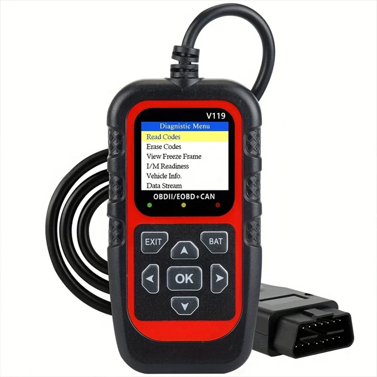 V119 OBD2 Car Diagnostic Scanner Tool – 8 Languages 2025 Peaceful Pleasures Health and Wellness